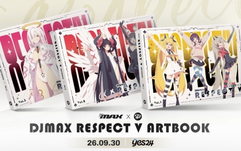 「DJMAX RESPECT V」初となるアートブックの予約販売が開始！収録曲や主要キャラクターなどのアートを全3冊に収録