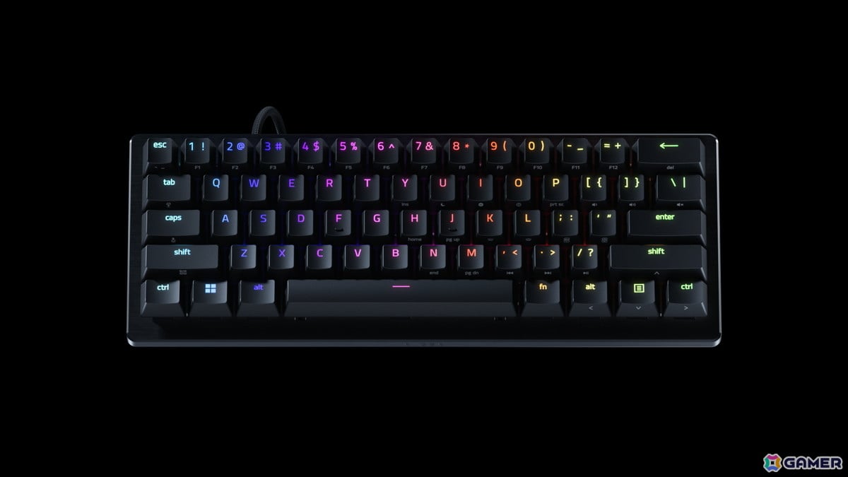 Razer「Huntsman V3 Pro Mini 8KHz」発表!8,000Hz対応、Rapid Trigger搭載の60%ゲーミングキーボードの画像