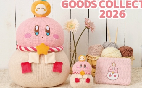 「カービィグッズコレクション 2026」の販売が郵便局で開始！鏡餅を吸い込んだカービィのクッションやマスコット、ポーチがラインナップ