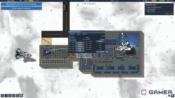 宇宙港経営シム「Spaceport Architect」Steamページが公開!貨物を輸入してコロニーを発展させ増え続ける乗客をさばいて利益を上げようの画像