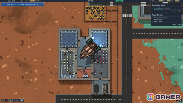 宇宙港経営シム「Spaceport Architect」Steamページが公開!貨物を輸入してコロニーを発展させ増え続ける乗客をさばいて利益を上げようの画像