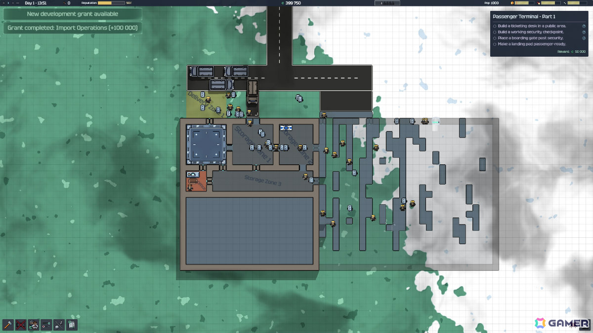 宇宙港経営シム「Spaceport Architect」Steamページが公開！貨物を輸入してコロニーを発展させ増え続ける乗客をさばいて利益を上げようの画像13