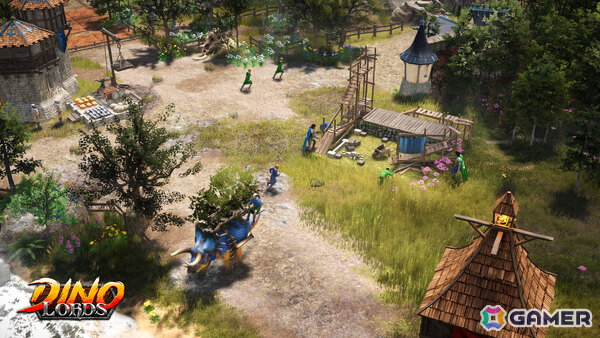 恐竜を従えて中世の戦場を支配するRTS×街づくり×アクションRPG「Dinolords」マルチプレイモードが発表!の画像