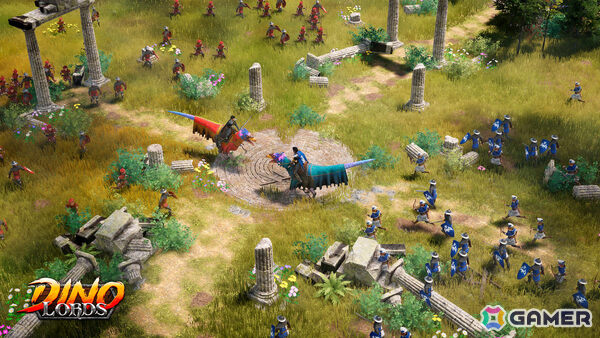 恐竜を従えて中世の戦場を支配するRTS×街づくり×アクションRPG「Dinolords」マルチプレイモードが発表!の画像