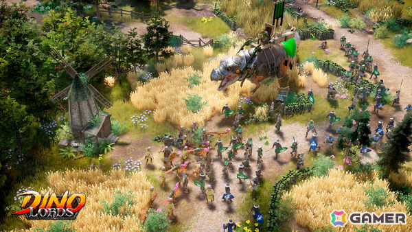 恐竜を従えて中世の戦場を支配するRTS×街づくり×アクションRPG「Dinolords」マルチプレイモードが発表!の画像