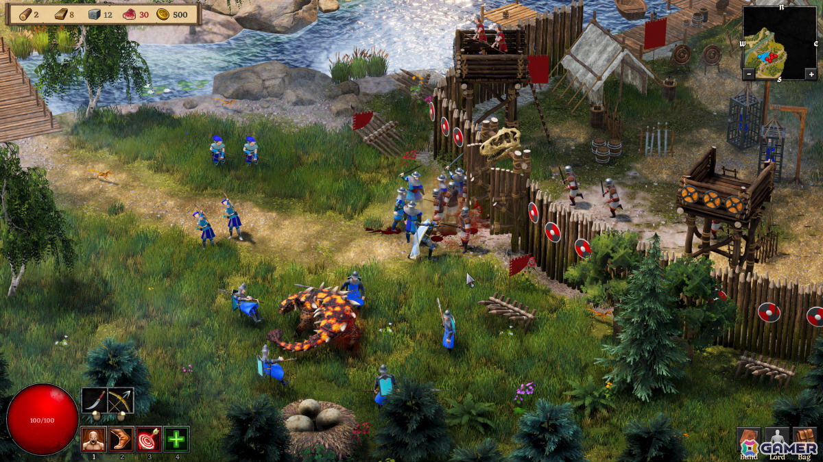 恐竜を従えて中世の戦場を支配するRTS×街づくり×アクションRPG「Dinolords」マルチプレイモードが発表！の画像2