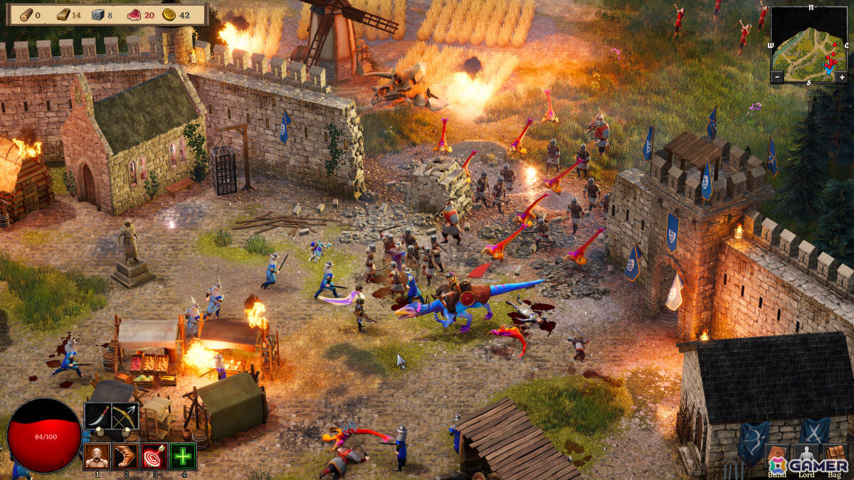 恐竜を従えて中世の戦場を支配するRTS×街づくり×アクションRPG「Dinolords」マルチプレイモードが発表！の画像3