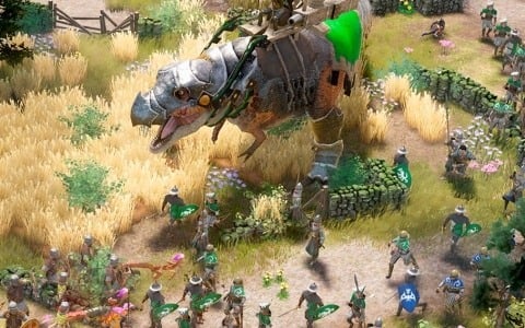 恐竜を従えて中世の戦場を支配するRTS×街づくり×アクションRPG「Dinolords」マルチプレイモードが発表！