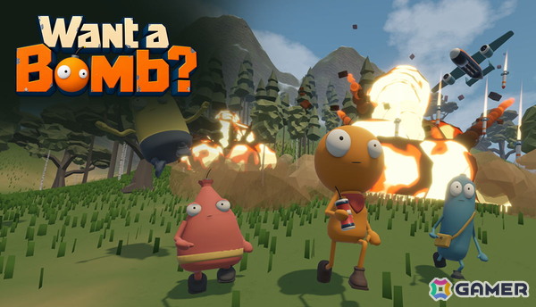 友達と山を吹き飛ばす協力ゲーム「Want a Bomb?」が10月23日にSteamで発売！ダイナマイトからミサイルまで幅広い爆発物が登場の画像1