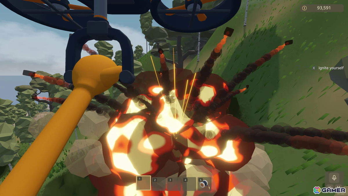 友達と山を吹き飛ばす協力ゲーム「Want a Bomb?」が10月23日にSteamで発売！ダイナマイトからミサイルまで幅広い爆発物が登場の画像3