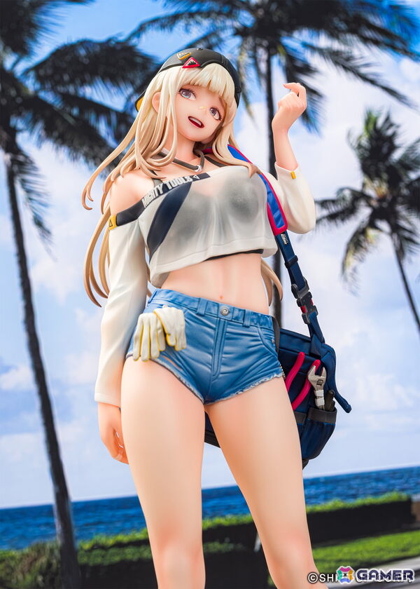 「勝利の女神：NIKKE」マイティツールズに所属するセンチのゲーム内コスチュームイラストを1/7スケールで立体化！の画像3
