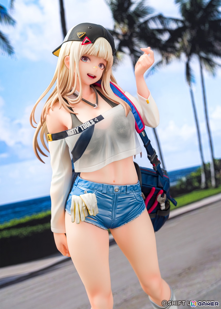 「勝利の女神:NIKKE」マイティツールズに所属するセンチのゲーム内コスチュームイラストを1/7スケールで立体化!の画像
