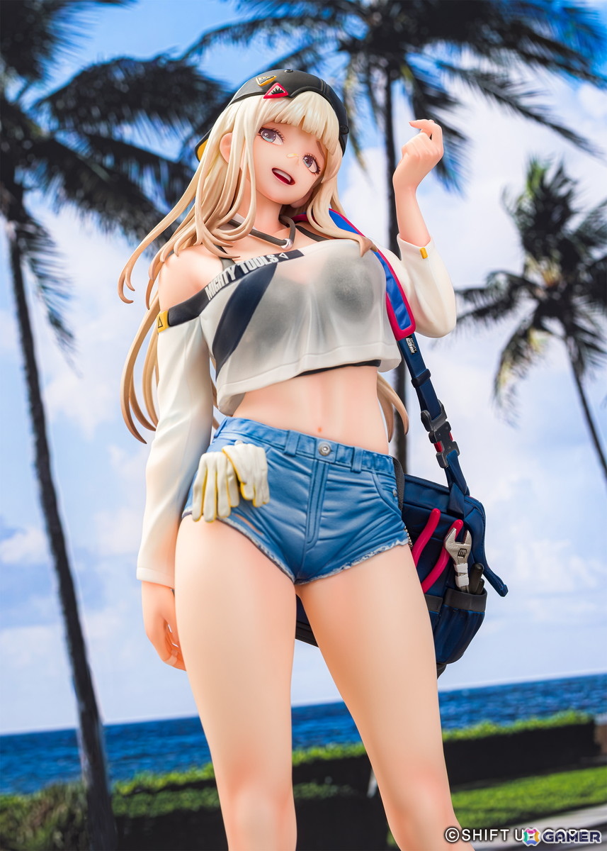 「勝利の女神:NIKKE」マイティツールズに所属するセンチのゲーム内コスチュームイラストを1/7スケールで立体化!の画像