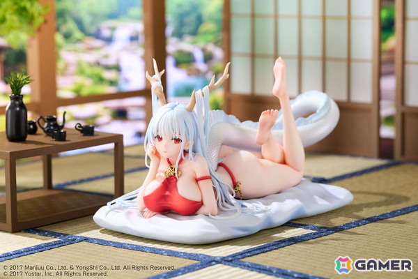 「アズレン」四万十が「のんびり龍神さま」Ver.の1/7スケールフィギュアとして登場！荘厳さの中に愛らしい雰囲気を感じられる仕上がりにの画像1