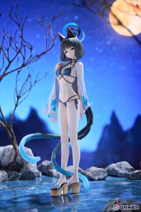「ブルアカ」百鬼夜行の作戦参謀「キキョウ」が涼やかな水着姿で立体化！身体の周囲を大きく舞う尻尾はイラストを忠実に再現の画像1