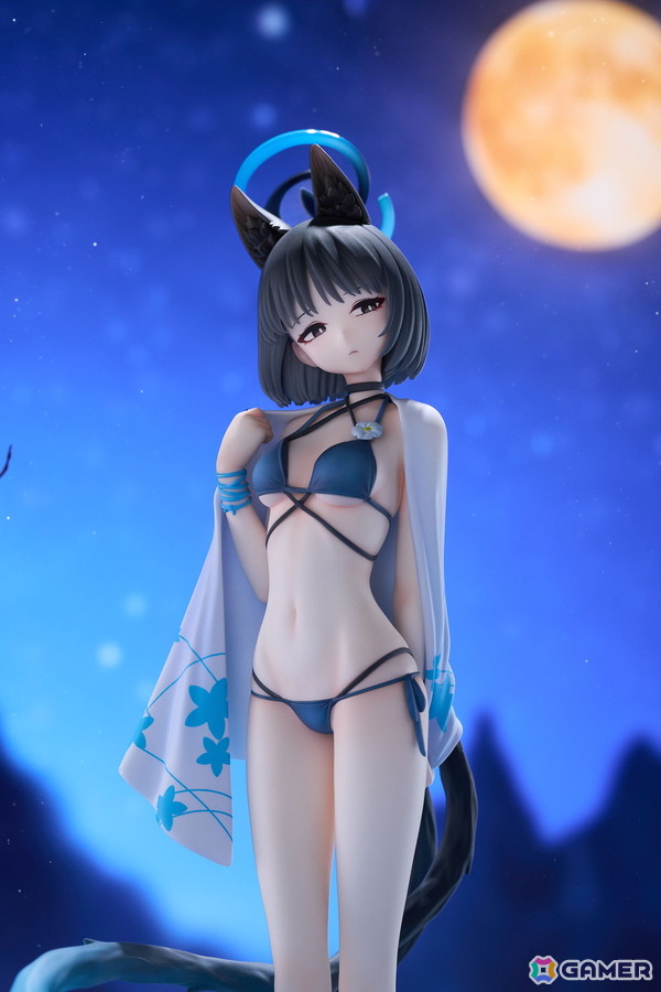 「ブルアカ」百鬼夜行の作戦参謀「キキョウ」が涼やかな水着姿で立体化！身体の周囲を大きく舞う尻尾はイラストを忠実に再現の画像3