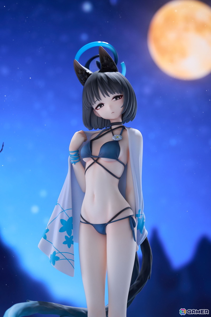 「ブルアカ」百鬼夜行の作戦参謀「キキョウ」が涼やかな水着姿で立体化!身体の周囲を大きく舞う尻尾はイラストを忠実に再現の画像