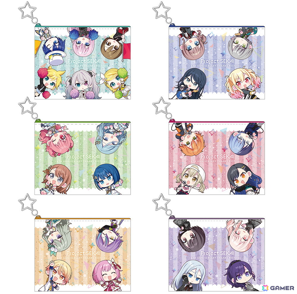「プロジェクトセカイ 6th Anniversary 感謝祭」商品が全国アニメイトで10月13日より販売!特典「クリアしおり」がもらえるフェアも実施の画像