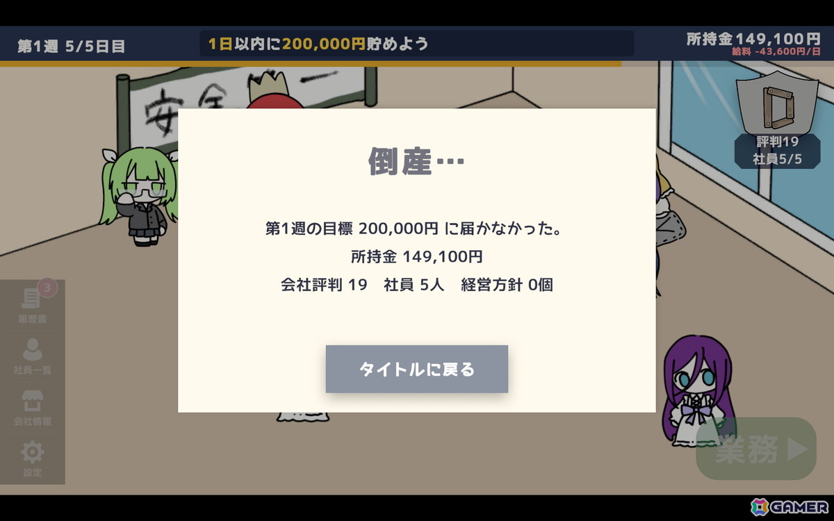 ポップな雰囲気とは裏腹に魔法少女を「使い捨て」にする経営シミュレーションゲーム「魔法少女かんぱに～」がunityroomで無料公開！の画像19