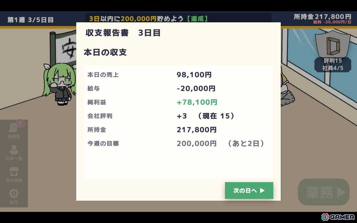 ポップな雰囲気とは裏腹に魔法少女を「使い捨て」にする経営シミュレーションゲーム「魔法少女かんぱに～」がunityroomで無料公開！の画像24