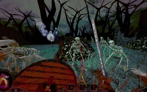 昔ながらのRPGとソウルライクな戦闘が楽しめる「ALLFATHER」が発表！ローポリなビジュアルで展開される一人称視点のアクションに注目