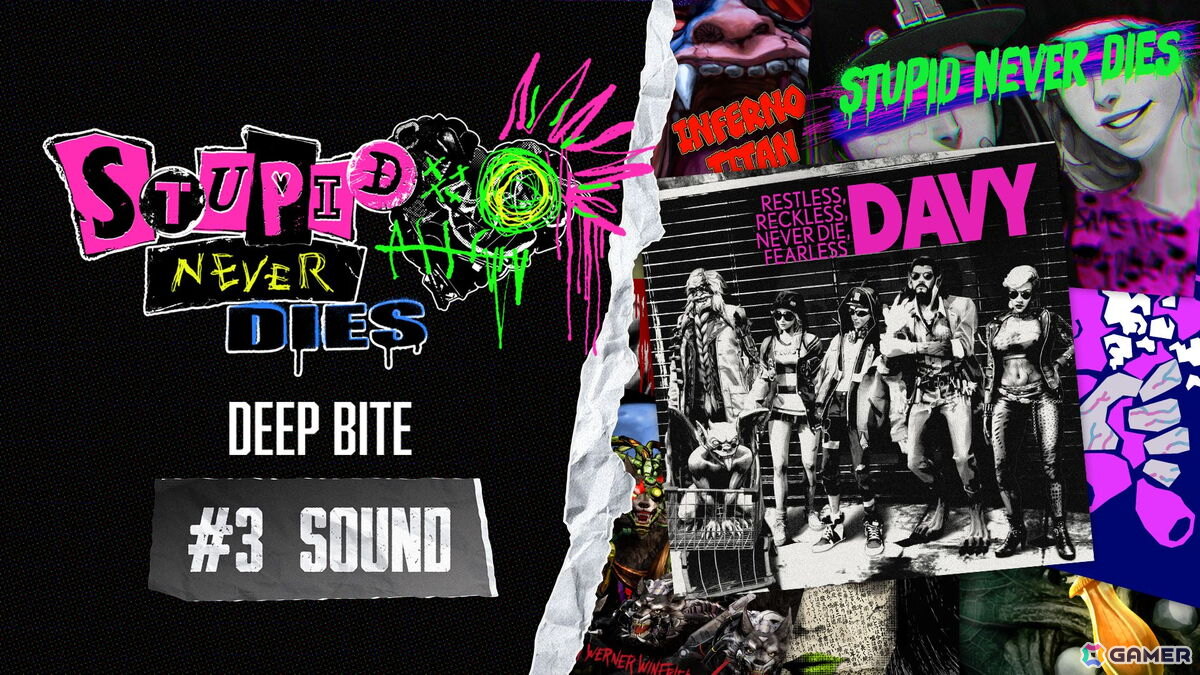 「Stupid Never Dies」の多彩な音楽を紹介するコメンタリー動画「DEEP BITE」のサウンド編が公開!の画像