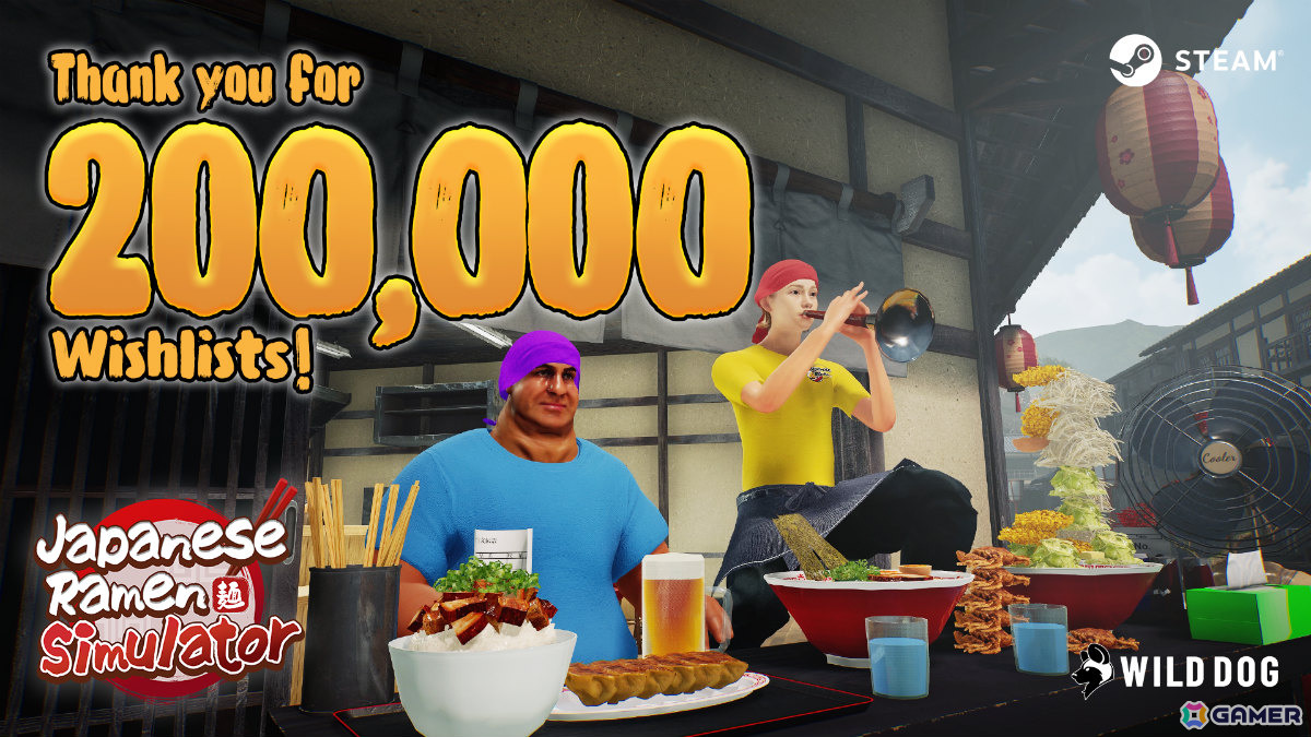 ラーメン屋シミュレーション「Japanese Ramen Simulator」早期アクセス版の新たなリリース日が10月9日17時に決定!の画像