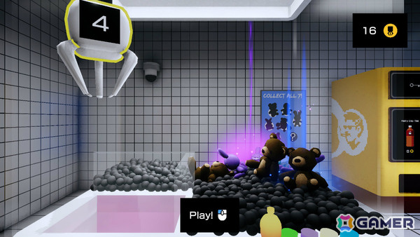 クレーンゲームで借金を返済するローグライト・デッキ構築ゲーム「CLAWSTROPHOBIA」Steamデモが配信!の画像