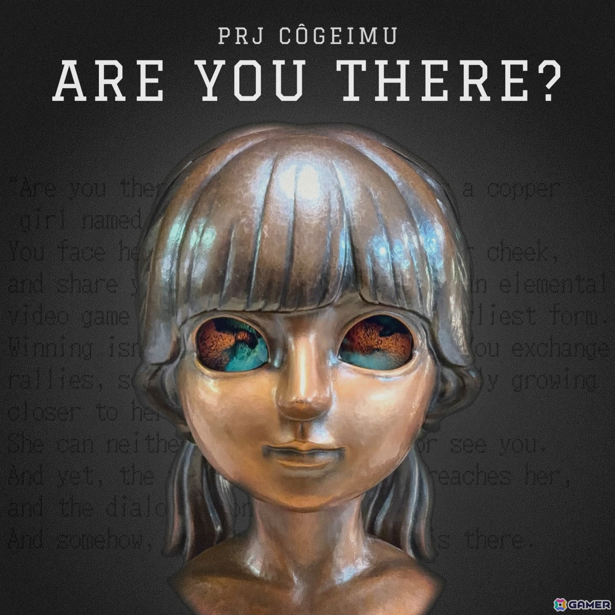 工芸×ゲーム「CÔGEIMU」の新作「ARE YOU THERE?」が完成!銅の少女「カガネ」の瞳を覗き込みながら遊ぶ一点物のゲーム作品の画像