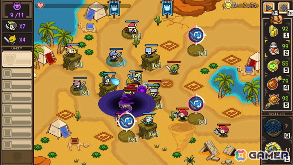 タワーディフェンスゲーム「ピクセルヒーロースクランブル プラス」無料体験版がSteamで配信！冒頭の市街地エリアをプレイできるの画像