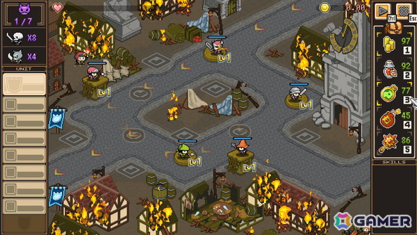 タワーディフェンスゲーム「ピクセルヒーロースクランブル プラス」無料体験版がSteamで配信！冒頭の市街地エリアをプレイできるの画像