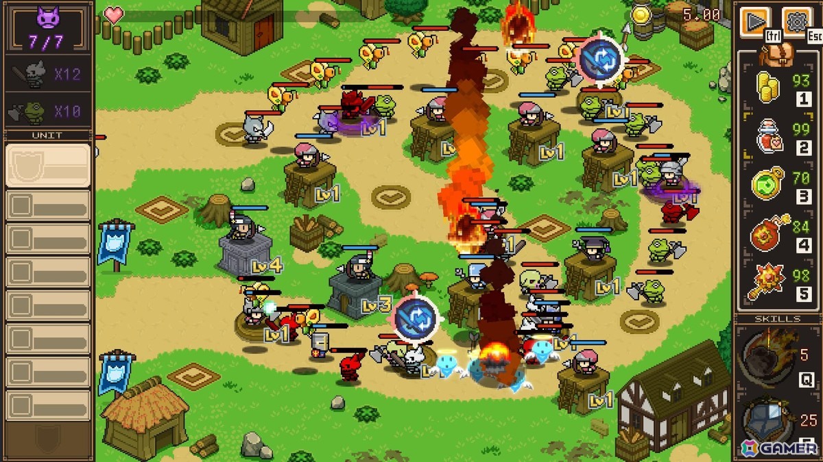 タワーディフェンスゲーム「ピクセルヒーロースクランブル プラス」無料体験版がSteamで配信！冒頭の市街地エリアをプレイできるの画像11