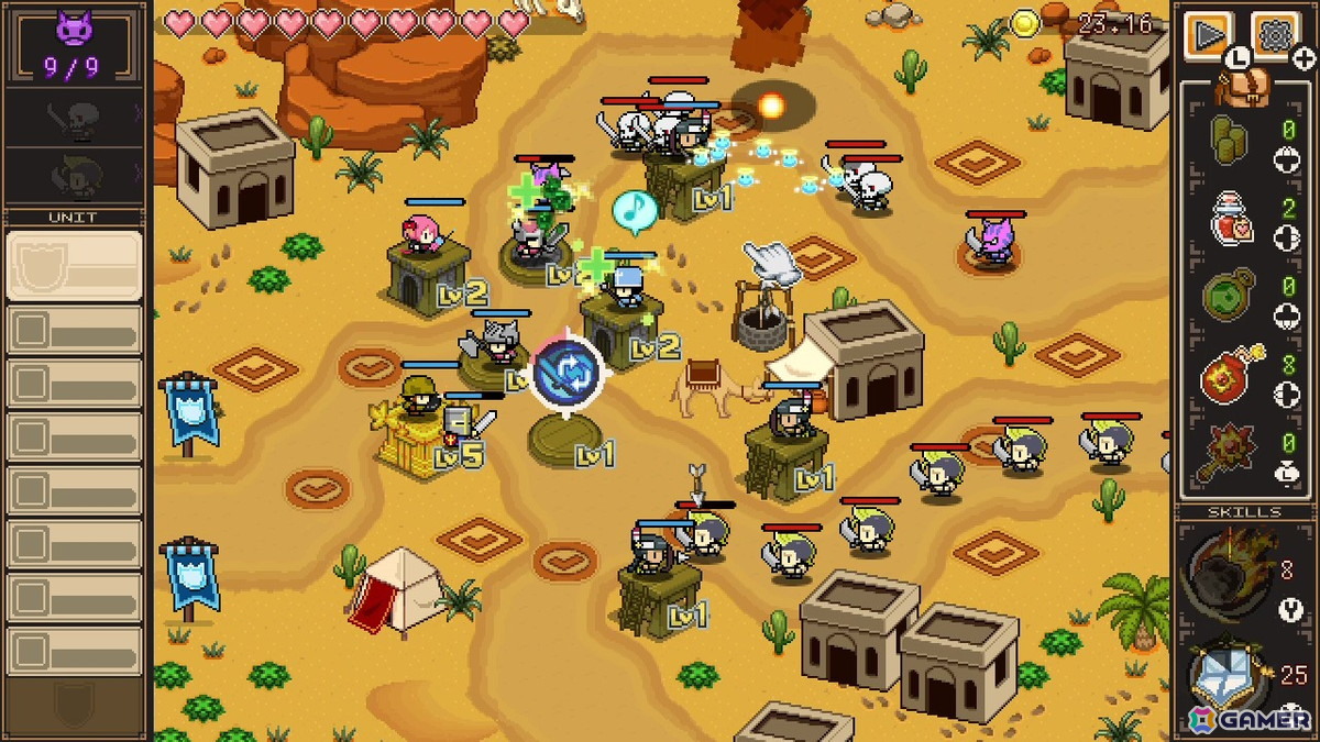 タワーディフェンスゲーム「ピクセルヒーロースクランブル プラス」無料体験版がSteamで配信！冒頭の市街地エリアをプレイできるの画像5