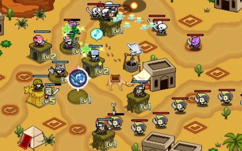 タワーディフェンスゲーム「ピクセルヒーロースクランブル プラス」無料体験版がSteamで配信！冒頭の市街地エリアをプレイできる