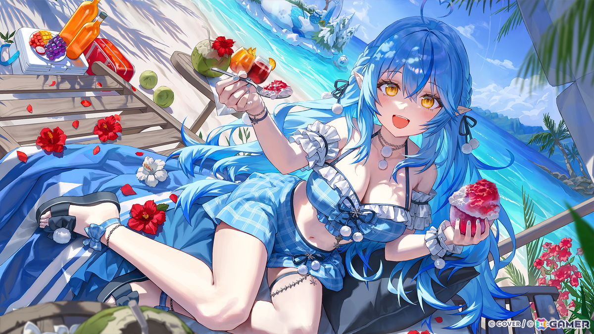「ホロドリ」でイベント「ゆずれぬオーシャンチェイス」が開催！雪花ラミィさん、尾丸ポルカさん、一条莉々華さんが水着衣装で登場の画像