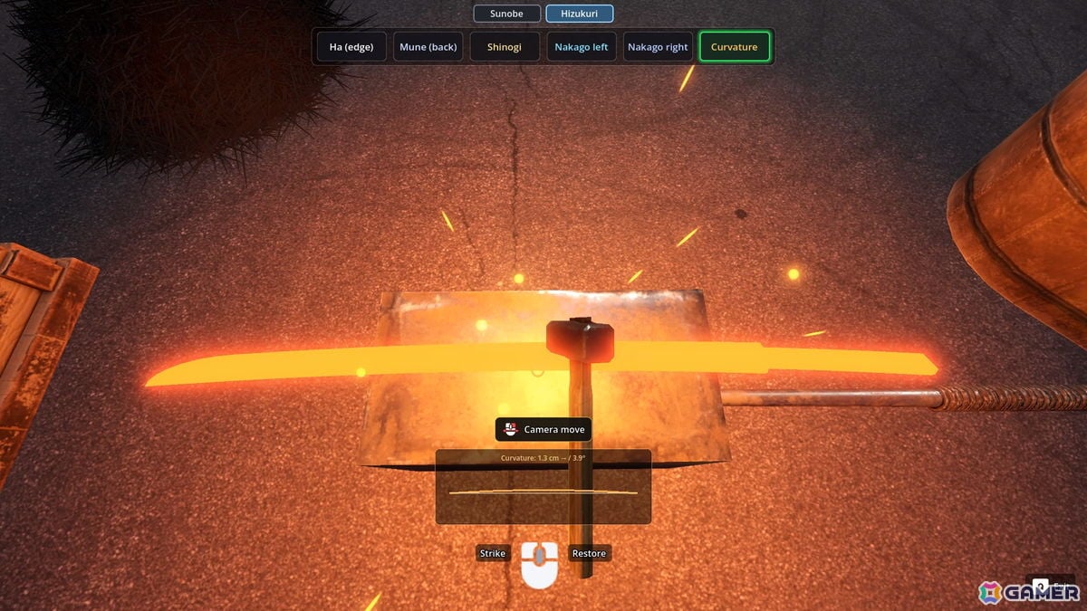 自らの手で刀を作り上げるハードコア刀鍛冶シム「刀鍛冶 / Japanese Swordsmith」の体験版が10月9日よりSteamで配信！土置きから研ぎまで作刀工程の一部を体験可能の画像