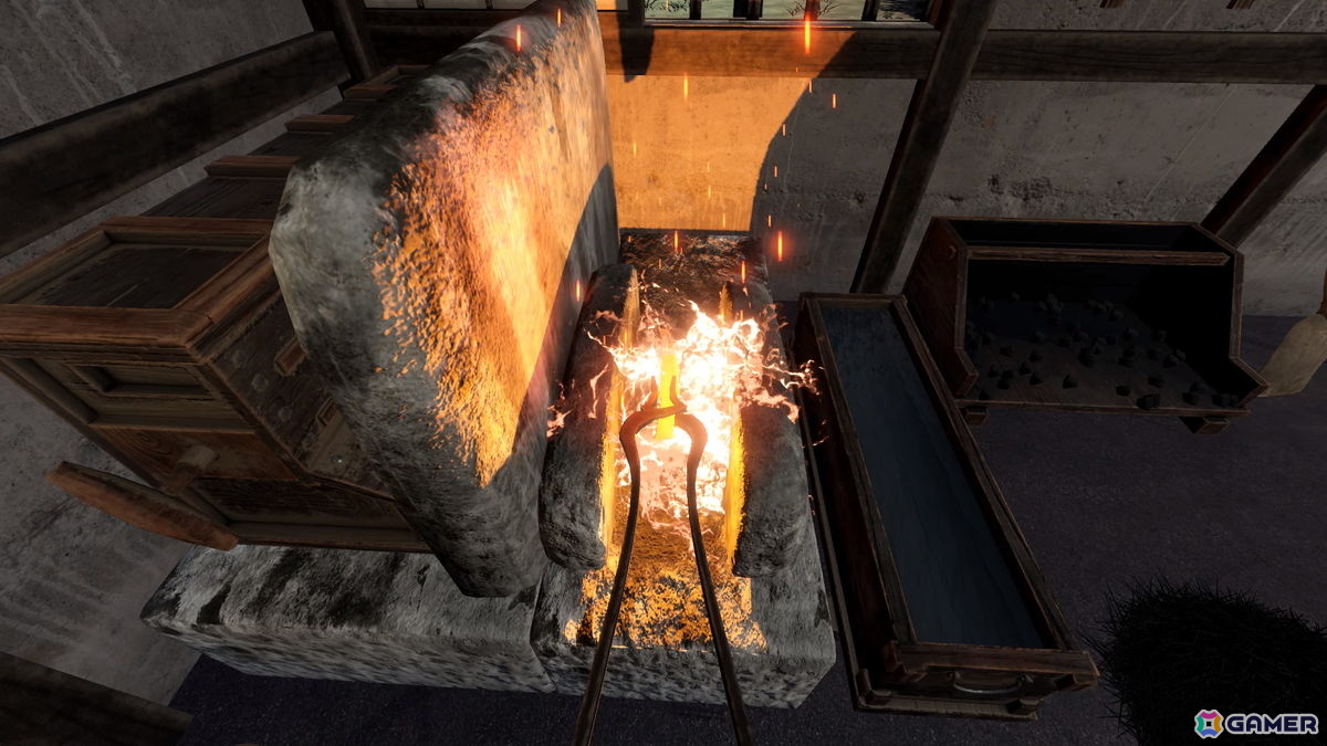 自らの手で刀を作り上げるハードコア刀鍛冶シム「刀鍛冶 / Japanese Swordsmith」の体験版が10月9日よりSteamで配信！土置きから研ぎまで作刀工程の一部を体験可能の画像4