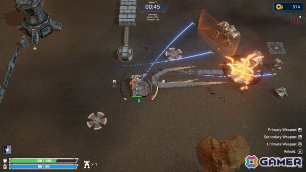 機体を強化しながら武神の如く敵を破壊し尽くすSFローグライクアリーナシューティング「STEEL VANGUARD:Project ARES」がリリース！の画像2