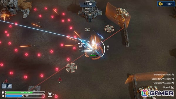 機体を強化しながら武神の如く敵を破壊し尽くすSFローグライクアリーナシューティング「STEEL VANGUARD:Project ARES」がリリース！の画像3
