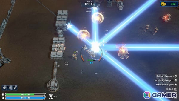 機体を強化しながら武神の如く敵を破壊し尽くすSFローグライクアリーナシューティング「STEEL VANGUARD:Project ARES」がリリース！の画像4