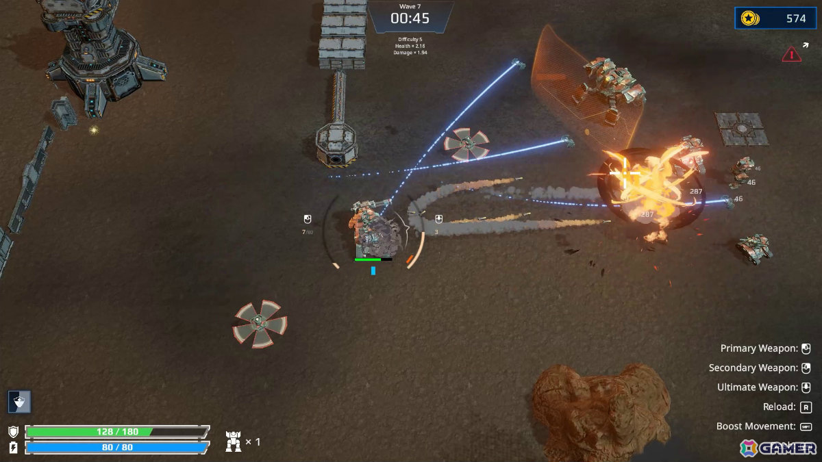 機体を強化しながら武神の如く敵を破壊し尽くすSFローグライクアリーナシューティング「STEEL VANGUARD:Project ARES」がリリース！の画像