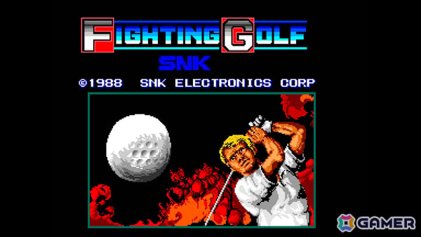 1988年にSNKから発売されたゴルフゲーム「ファイティングゴルフ」がアケアカ／アケアカ2として10月8日に配信！の画像