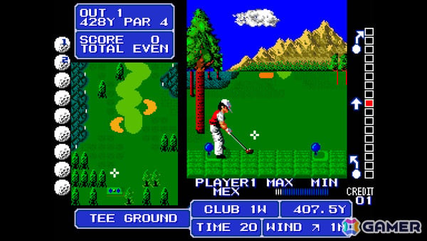 1988年にSNKから発売されたゴルフゲーム「ファイティングゴルフ」がアケアカ／アケアカ2として10月8日に配信！の画像