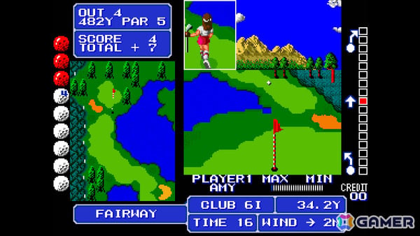 1988年にSNKから発売されたゴルフゲーム「ファイティングゴルフ」がアケアカ／アケアカ2として10月8日に配信！の画像