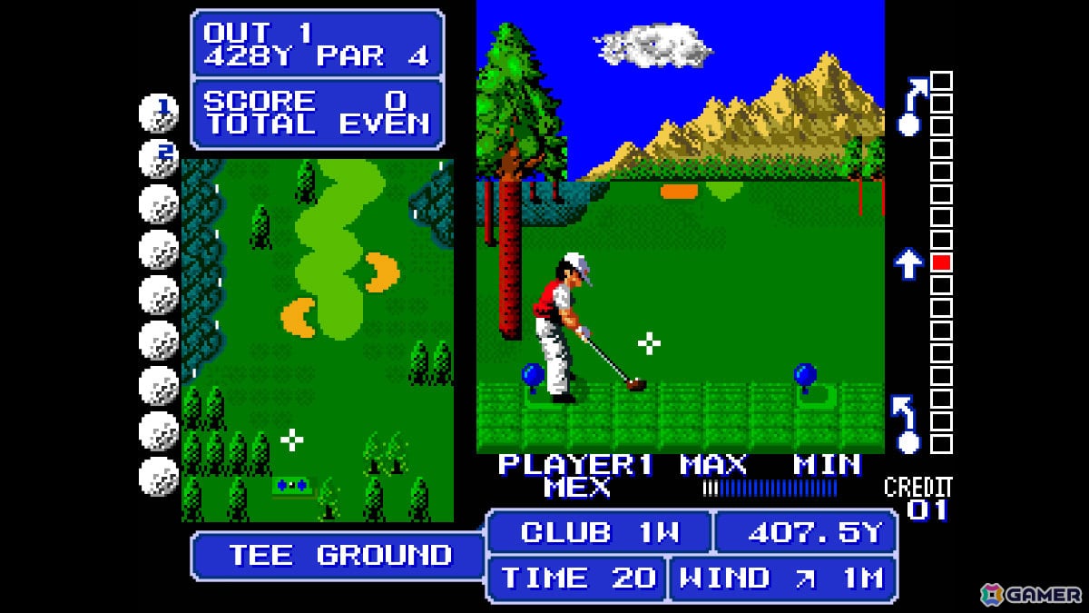 1988年にSNKから発売されたゴルフゲーム「ファイティングゴルフ」がアケアカ／アケアカ2として10月8日に配信！の画像2