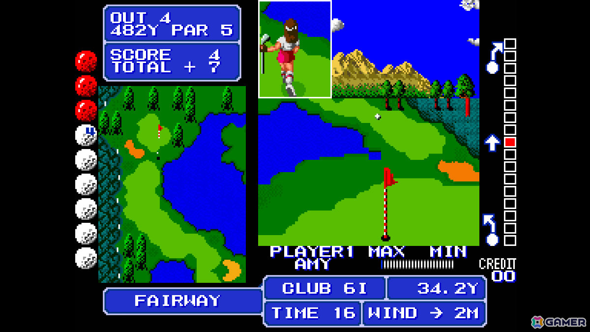 1988年にSNKから発売されたゴルフゲーム「ファイティングゴルフ」がアケアカ／アケアカ2として10月8日に配信！の画像3