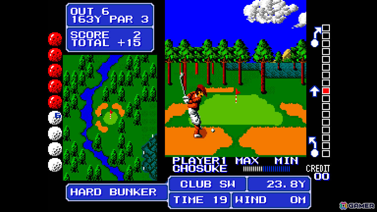 1988年にSNKから発売されたゴルフゲーム「ファイティングゴルフ」がアケアカ／アケアカ2として10月8日に配信！の画像4