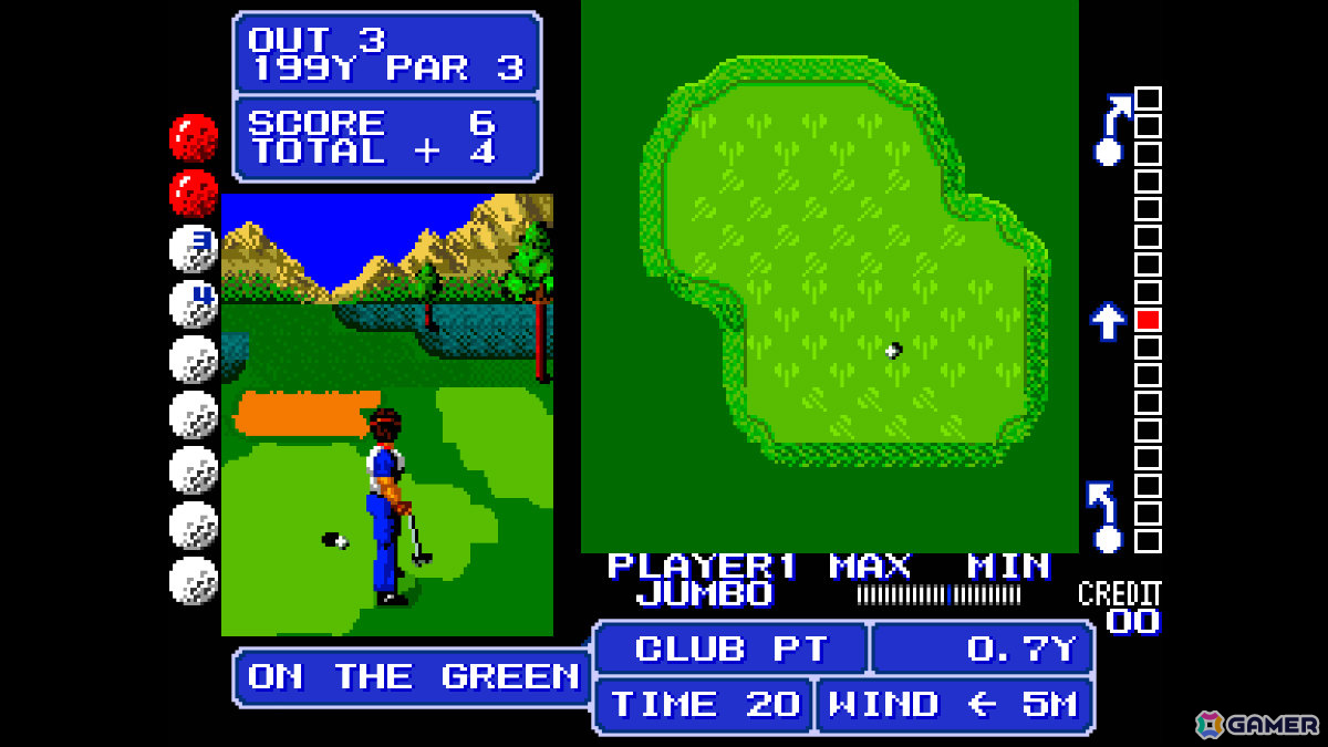 1988年にSNKから発売されたゴルフゲーム「ファイティングゴルフ」がアケアカ／アケアカ2として10月8日に配信！の画像5