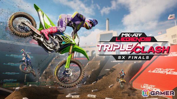 「MX vs ATV Legends」決勝戦をテーマにしたDLC「Triple Clash SX Finals」が配信！これまでに身につけたテクニックが試されるの画像1