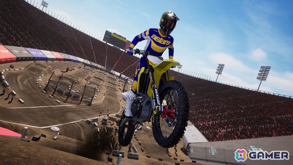「MX vs ATV Legends」決勝戦をテーマにしたDLC「Triple Clash SX Finals」が配信!これまでに身につけたテクニックが試されるの画像